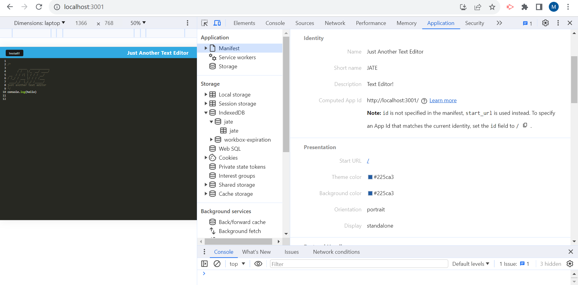 JATE - Just Another Text Editor | Progressive-Web-Applications-PWA–Text ...